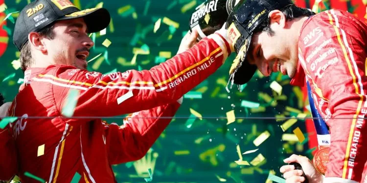 Ferrari - Carlos Sainz e Charles Leclerc, Gp Australia 2024